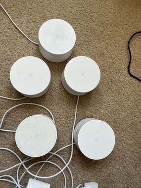 Google Wifi AC1200 Mesh Router System 5-Pack NLS-1304-25